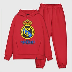 Мужской костюм оверсайз Real Madrid, цвет: красный