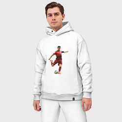 Мужской костюм оверсайз Ronaldo 07, цвет: белый — фото 2