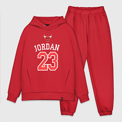 Мужской костюм оверсайз Jordan 23, цвет: красный