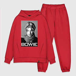 Мужской костюм оверсайз Bowie Legend, цвет: красный
