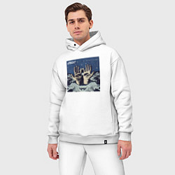 Мужской костюм оверсайз Chemical Brothers: The night, цвет: белый — фото 2