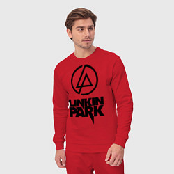 Костюм хлопковый мужской Linkin Park, цвет: красный — фото 2