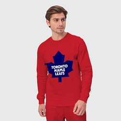 Костюм хлопковый мужской Toronto Maple Leafs, цвет: красный — фото 2