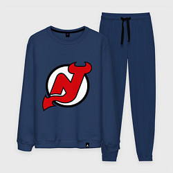 Костюм хлопковый мужской New Jersey Devils, цвет: тёмно-синий