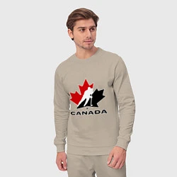 Костюм хлопковый мужской Canada, цвет: миндальный — фото 2