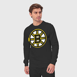 Костюм хлопковый мужской Boston Bruins, цвет: черный — фото 2