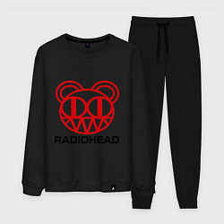 Костюм хлопковый мужской Radiohead, цвет: черный