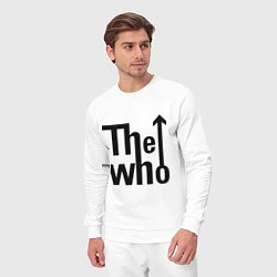 Костюм хлопковый мужской The Who, цвет: белый — фото 2
