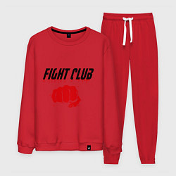 Костюм хлопковый мужской Fight Club, цвет: красный