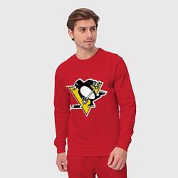 Костюм хлопковый мужской Pittsburgh Penguins: Malkin 71, цвет: красный — фото 2