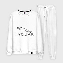 Костюм хлопковый мужской Jaguar, цвет: белый