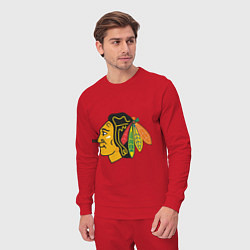 Костюм хлопковый мужской Chicago Blackhawks: Kane, цвет: красный — фото 2
