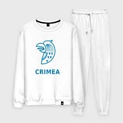 Костюм хлопковый мужской Crimea, цвет: белый