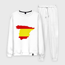 Костюм хлопковый мужской Испания (Spain), цвет: белый