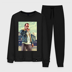 Костюм хлопковый мужской Trevor Philips, цвет: черный