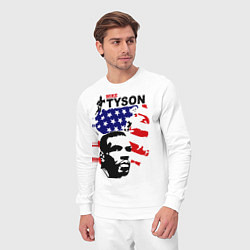 Костюм хлопковый мужской Mike Tyson: USA Boxing, цвет: белый — фото 2