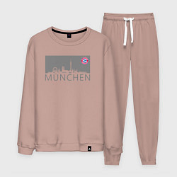 Мужской костюм Bayern Munchen - Munchen City grey 2022