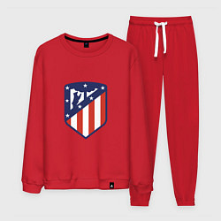 Костюм хлопковый мужской Atletico Madrid, цвет: красный