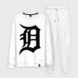 Костюм хлопковый мужской Detroit Tigers, цвет: белый