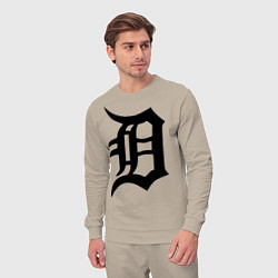 Костюм хлопковый мужской Detroit Tigers, цвет: миндальный — фото 2