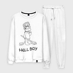 Костюм хлопковый мужской Bart: Hell Boy, цвет: белый