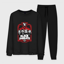 Костюм хлопковый мужской Black Sabbath Collective, цвет: черный