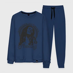 Костюм хлопковый мужской Bob Marley: Island, цвет: тёмно-синий