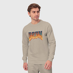 Костюм хлопковый мужской DOOM, цвет: миндальный — фото 2