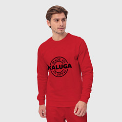 Костюм хлопковый мужской Made in Kaluga, цвет: красный — фото 2