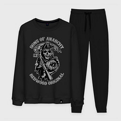 Костюм хлопковый мужской Sons of Anarchy: Redwood Original, цвет: черный