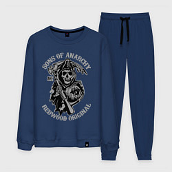 Костюм хлопковый мужской Sons of Anarchy: Redwood Original, цвет: тёмно-синий