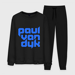 Костюм хлопковый мужской Paul van Dyk: Filled, цвет: черный