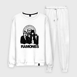 Костюм хлопковый мужской Ramones Boys, цвет: белый