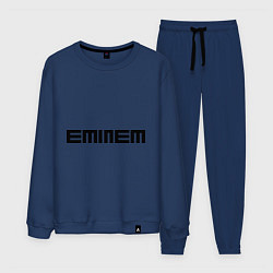 Костюм хлопковый мужской Eminem: minimalism, цвет: тёмно-синий