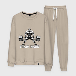 Мужской костюм Train hard тренируйся усердно