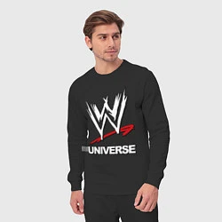 Костюм хлопковый мужской WWE universe, цвет: черный — фото 2