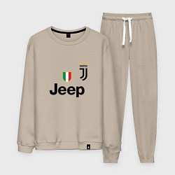 Костюм хлопковый мужской Ronaldo: Juve Sport, цвет: миндальный