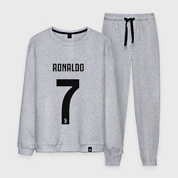 Костюм хлопковый мужской RONALDO 7, цвет: меланж