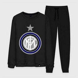 Костюм хлопковый мужской Inter FC, цвет: черный