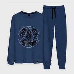 Костюм хлопковый мужской Slipknot Dragons, цвет: тёмно-синий
