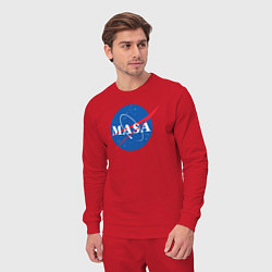 Костюм хлопковый мужской NASA: Masa, цвет: красный — фото 2