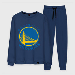 Костюм хлопковый мужской Golden state Warriors, цвет: тёмно-синий