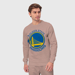 Костюм хлопковый мужской Golden state Warriors, цвет: пыльно-розовый — фото 2