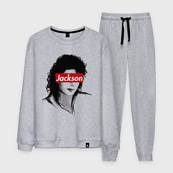 Костюм хлопковый мужской Michael Jackson Supreme, цвет: меланж