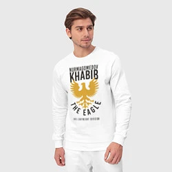 Костюм хлопковый мужской Khabib: The Eagle, цвет: белый — фото 2