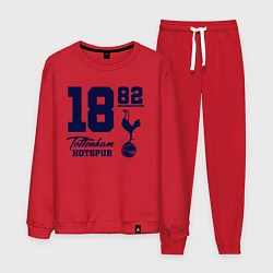 Костюм хлопковый мужской FC Tottenham 1882, цвет: красный