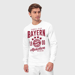 Костюм хлопковый мужской Bayern Munchen 1900, цвет: белый — фото 2