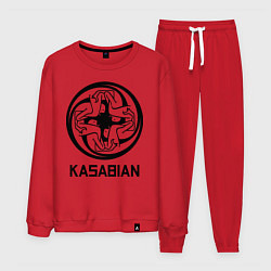 Костюм хлопковый мужской Kasabian: Symbol, цвет: красный