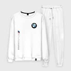Костюм хлопковый мужской BMW M PREFORMANCE, цвет: белый
