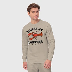 Костюм хлопковый мужской Youre my Lobster, цвет: миндальный — фото 2